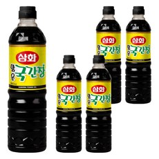 삼화식품 맑은 국간장, 900ml, 5개