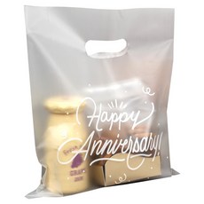 J Factory 塑膠購物袋, 50個, 1入