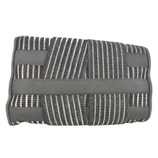 I-M 愛民 12"竹炭全扣式六條鐵腰帶, 灰色, 1件