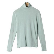 시크블랙 여성용 아유루 워머 폴라 긴팔 티셔츠 cpt13518k38