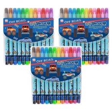 YOUNG ART 彩色筆 12色 男孩用, 混合顏色, 36個