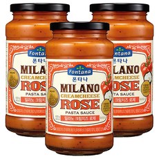 歐洲 Fontana 米蘭奶油起司粉紅義大利麵醬, 600g, 3個