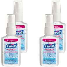 퓨렐 어드밴스 휴대용 손소독제, 59ml, 4개