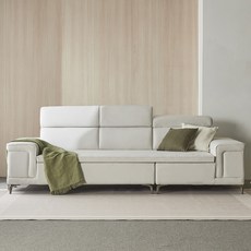 흙운정 강 황토볼 흙소파 4인용 방문설치, 아이보리