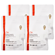 大醫生技 愛爾蘭海藻鈣鎂D錠PLUS, 黃金配方鈣鎂比3:1, 含維生素D3, 維生素K, 60錠, 4包