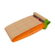 MDOBI 摩多比 養生胡蘿蔔造型紙抓板, 1個, 胡蘿蔔 棕色