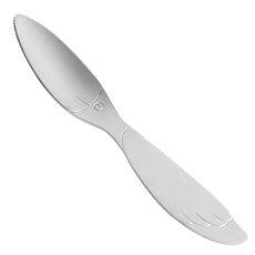 SALUS 佐藤金屬 動物系列 餐具, 鵜鶘葡萄柚匙 S, 銀色, 1支