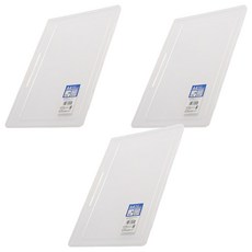 IZUMI 3058c A4單色薄文具盒 3個, 透明, 1組