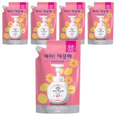 아이깨끗해 핸드워시 리필 레몬향, 450ml, 5개