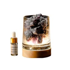 水晶燈座擴香石 無火香薰鹽燈(開運擺飾/療癒放鬆/多功能居家裝飾), 英國梨小蒼蘭