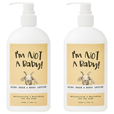 I'm NOT A Baby 孩童臉部&身體乳液, 300ml, 2瓶