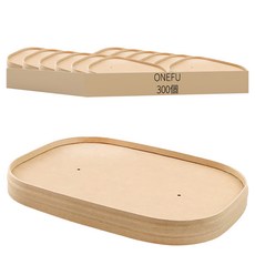 ONEFU 純牛皮長方紙蓋(OF -823P), 300個裝, 1箱