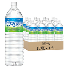 黑松 天霖純水, 1.5L, 12瓶