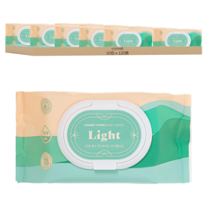 comet Pure Light系列 嬰幼兒濕紙巾 掀蓋式, 120張, 10包