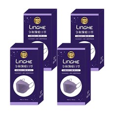 令和 3D韓式立體醫療口罩 成人款, 藤花紫, 10片, 4盒