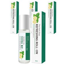 THE HERB SHOP 香氛精油滾珠瓶 Refreshing, 4個, 8ml