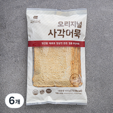 영자어묵 오리지널 사각어묵, 400g, 6개