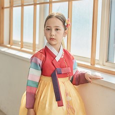 哈朗韓服少女櫻花韓服套裝+福袋隨機發貨