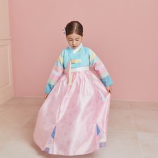 하랑한복 여아용 보미랑 한복세트 + 복주머니 랜덤발송