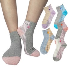 BEVERLY HILLS POLO CLUB 比佛利保羅 女性刺繡時尚襪 5雙組