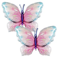 타이탄 프리미엄 파티 풍선, 버터플라이 N타입 나일론, 2개