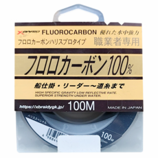 YGK 職業者碳纖線 氟碳纖維100%, 1個, 透明