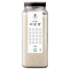 2025년 햅쌀 도정공장 유기농 비단쌀 백미, 2kg, 1개, 상등급