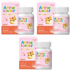 APple Kinder 強壯鐵質優質 60入, 60錠, 3個