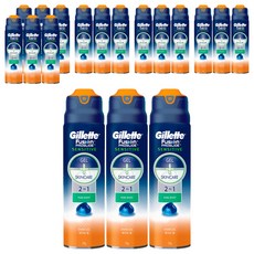질레트 퓨전 프로글라이드 센서티브 2 in 1 퓨어스포츠 쉐이빙 젤, 170g, 18개