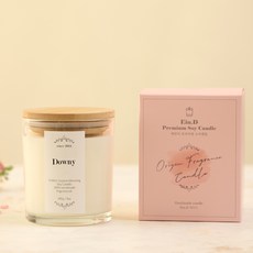 Ein.D 手工製大豆無燭芯暖燈專用蠟燭, Downy香, 280g, 1個