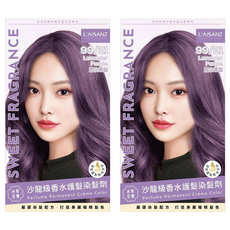 L'AISANZ 萊施哲 沙龍級香水護髮染髮劑 99/21, 薰衣草紫, 2組