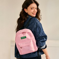 benetton 女性日常迷你後背包, 粉紅色