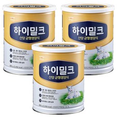 일동후디스 하이밀크 산양 균형영양식, 600g, 3개