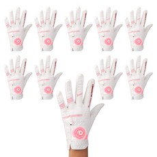 DDAM GOLF 女用防滑高爾夫手套 左手用, 10個