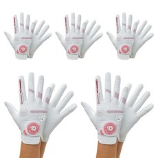 DDAM GOLF 女款防滑高爾夫手套 5雙, 混色