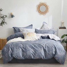 LoveCity 寢城之戀 台灣製 200織100%純棉 兩用被床包組 1入 兩用被 床包 枕套, 兩用被, 床包, 枕套, 歲月深灰, 加大6尺