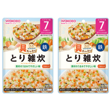 WAKODO 和光堂 雞肉粥, 7個月以上寶寶適用, 80g, 2包