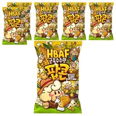 HBAF 烤玉米口味爆米花, 6包, 80g
