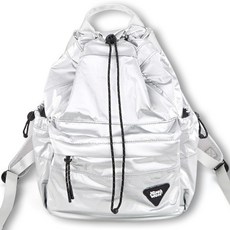 Himawari 筆記型電腦束口後背包 No.0514, 白色