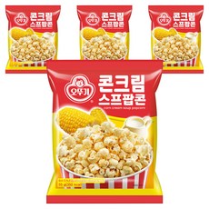오뚜기 콘크림 스프팝콘, 55g, 4개