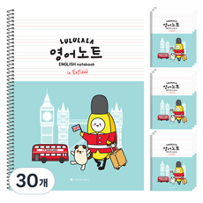 POPO FANCY Lululala 小學英語筆記本, 30個, 薄荷綠