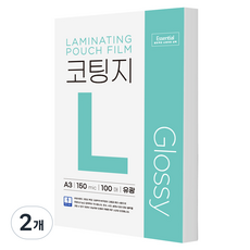카피어랜드 에센셜 정전기 방지 코팅지 코팅필름 150mic Glossy, 200개, A3 200개, A3