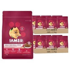 IAMS 愛慕思 健康優活 小型成犬營養配方乾糧, 雞肉口味, 1.5kg, 12袋