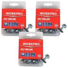 WORKPRO 六角防水螺絲 4.8 x 25 mm WP361014, 3個