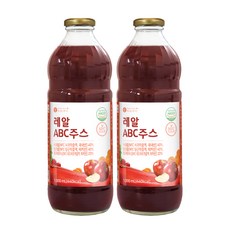 바로푸드 물 넣지 않은 레알 NFC ABC주스, 1L, 2개