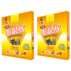 PROCATCH 上黏 肉味黏鼠板 台灣製造 業務專用 食品級香料, 2片, 2盒