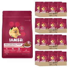 IAMS 愛慕思 健康優活 小型成犬營養配方乾糧, 雞肉口味, 1.5kg, 24袋