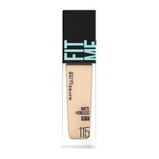 MAYBELLINE 媚比琳 台灣公司貨 FIT ME 反孔特霧粉底液 30ml, 1支, 115