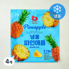 베리밸리 파인애플 (냉동), 4개, 1kg