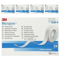 3M 紙膠無台 白色, 24捲, 5盒